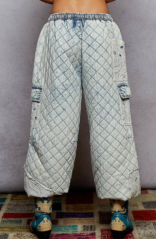 Quilted Cargo Pants *Final Sale*