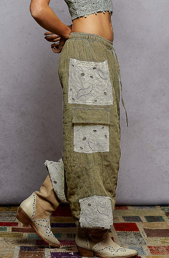 Quilted Cargo Pants *Final Sale*