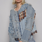 Flannel Mix Denim Jacket *Final Sale*