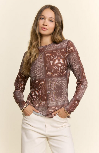 Wild West Mesh Top