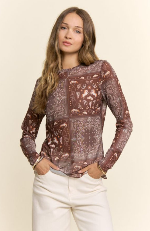 Wild West Mesh Top