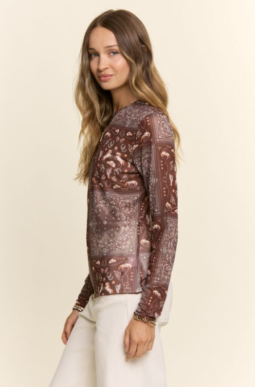 Wild West Mesh Top