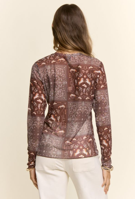Wild West Mesh Top