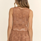 Cinnamon Sky Lace Duster Top