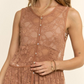 Cinnamon Sky Lace Duster Top