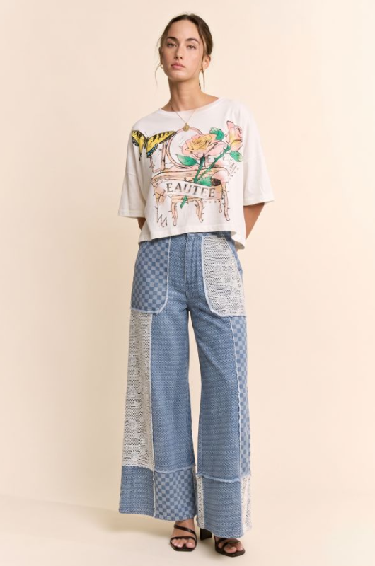 Beautee Butterfly Graphic Tee