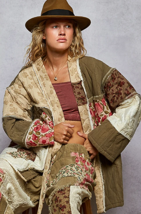 Earthy Patchwork Jacket *Final Sale*