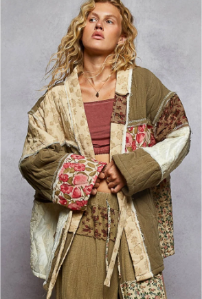Earthy Patchwork Jacket *Final Sale*