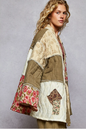 Earthy Patchwork Jacket *Final Sale*