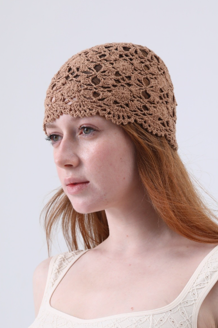 Scalloped Crochet Beanies