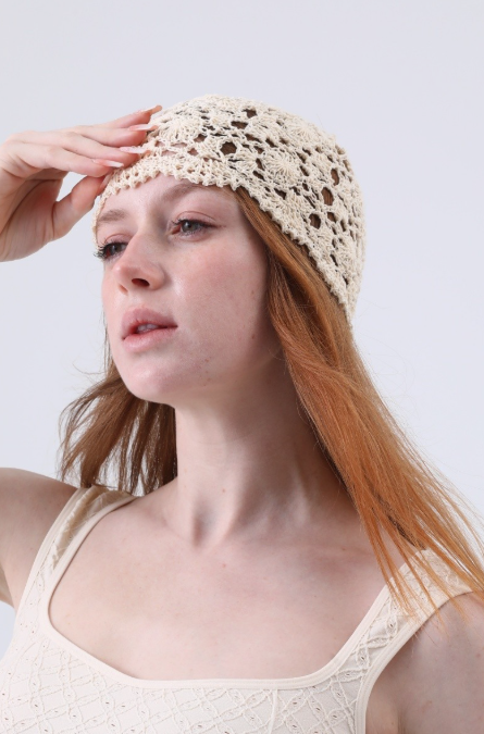 Scalloped Crochet Beanies