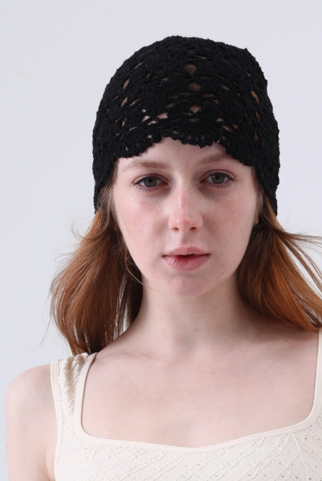 Scalloped Crochet Beanies