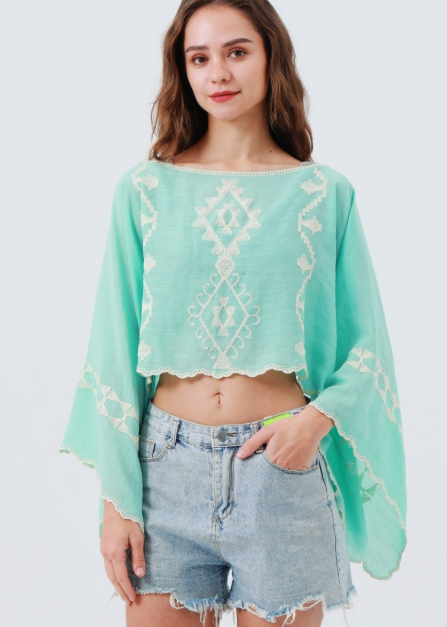 Sundance Embroidered Top