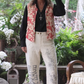 Peace and Love Jeans -Parchment