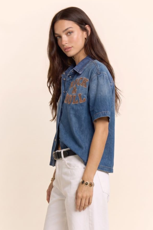 Rock & Roll Denim Top