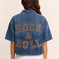Rock & Roll Denim Top