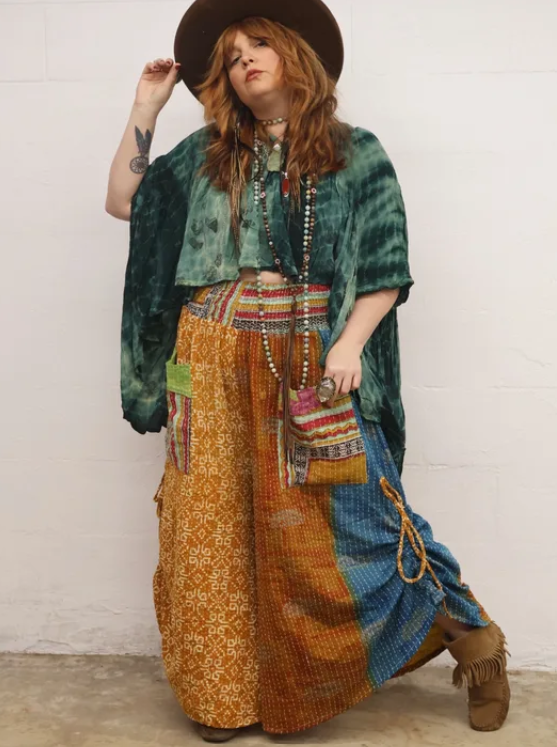 Kantha Butterfly Pants