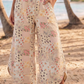 Blushing Blooms Patchwork Pants