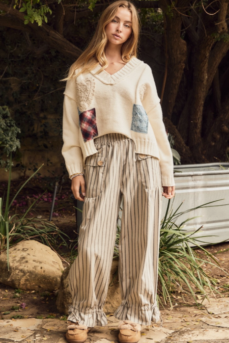 Freehand Patch Sweater