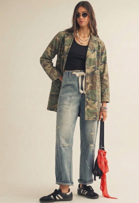 Takin' Care of Business Camo Blazer