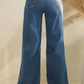 Two Tone Zipper Jeans *Final Sale*