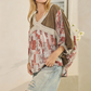 Criss Cross Patchwork Tops *Final Sale*