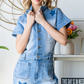 Denim Star Jumpsuit *Final Sale*