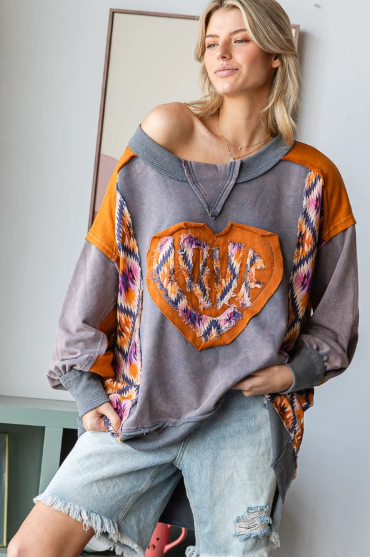 Love Heart Sweatshirts *Final Sale*
