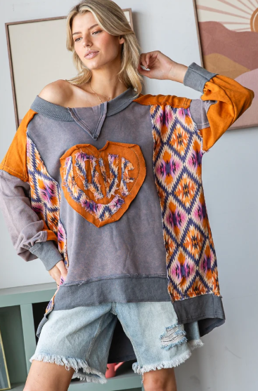 Love Heart Sweatshirts *Final Sale*