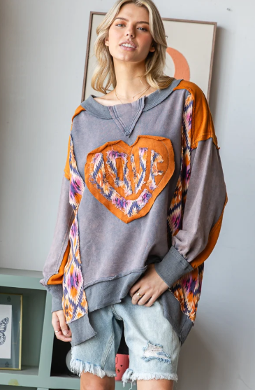 Love Heart Sweatshirts *Final Sale*