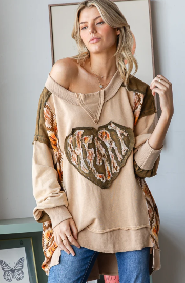 Love Heart Sweatshirts *Final Sale*