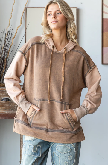 Grommet Drawstring Hoodie *Final Sale*