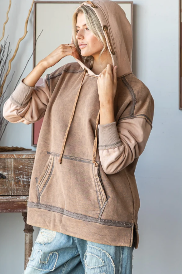 Grommet Drawstring Hoodie *Final Sale*