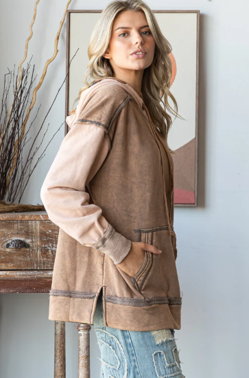 Grommet Drawstring Hoodie *Final Sale*