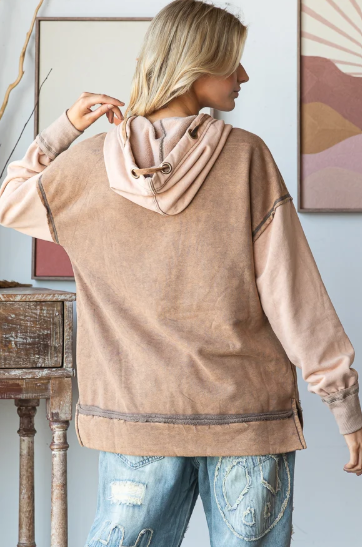 Grommet Drawstring Hoodie *Final Sale*