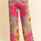 Flower Knit Pants