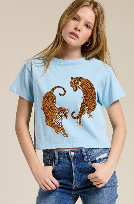 Tiger Yin Yang Graphic Tees