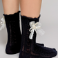 Bows & Pearls Socks