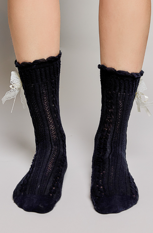 Bows & Pearls Socks