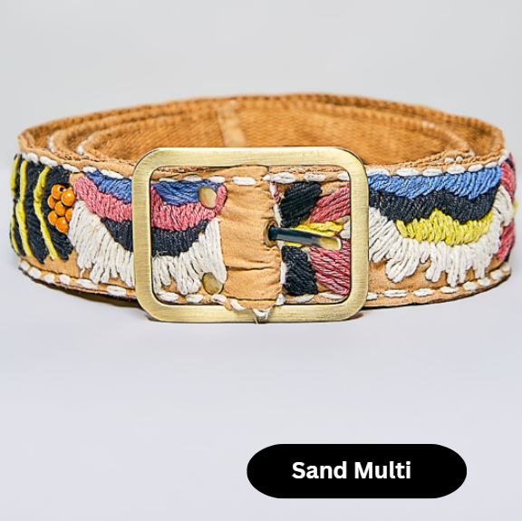 POL Embroidered Belts