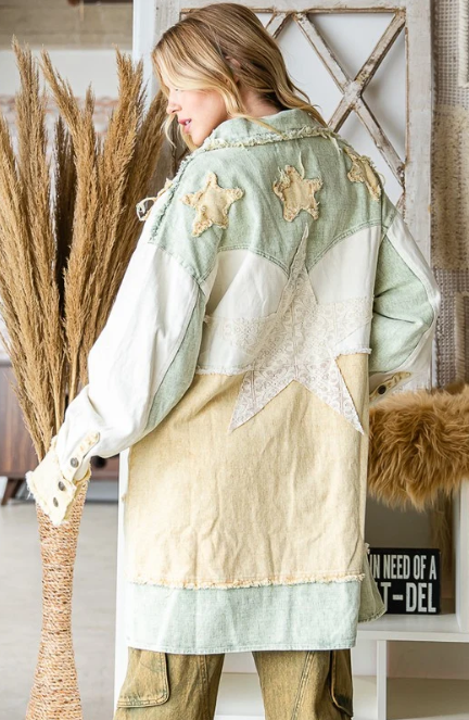 Star Patched Jacket *Final Sale*