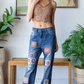 Crochet Patch Jeans *Final Sale*