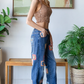 Crochet Patch Jeans *Final Sale*