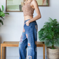 Crochet Patch Jeans *Final Sale*