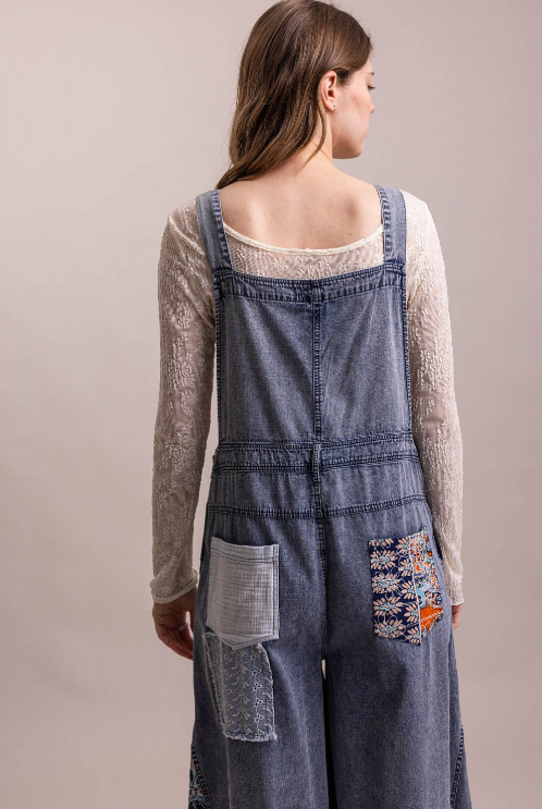 Sunday Market Patchwork Overalls
