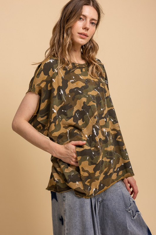 Painted Rebel Camo Tee