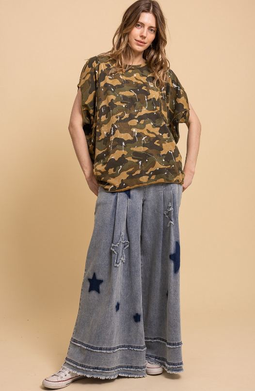 Painted Rebel Camo Tee