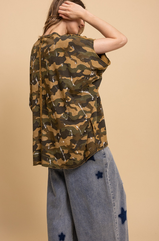 Painted Rebel Camo Tee
