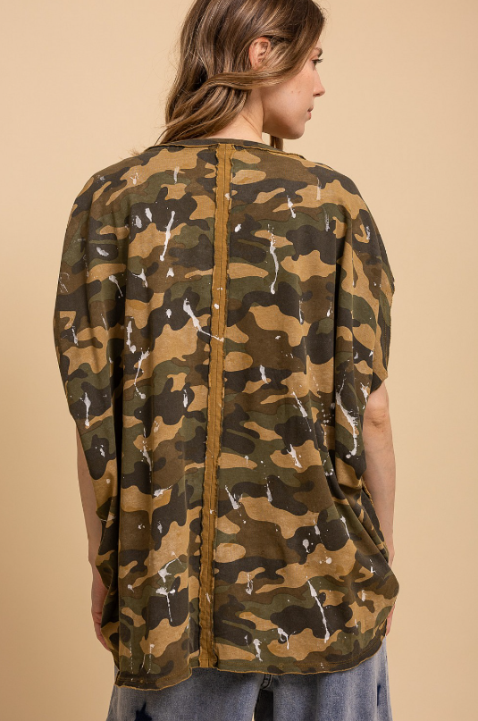 Painted Rebel Camo Tee