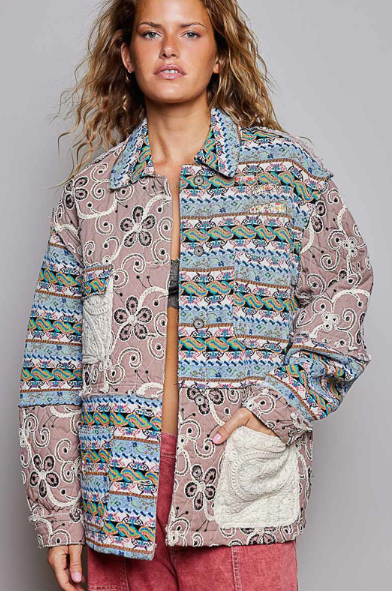 Jacquard Jacket *Final Sale*